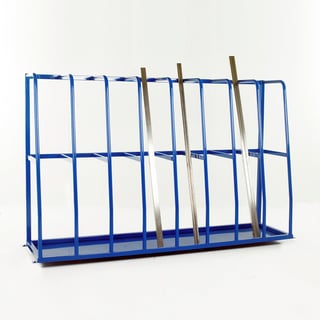Vertical storage rack, 8 sections, 1500x2400x600 mm