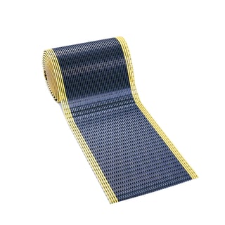 Anti slip matting VYNAGRIP PLUS, 600x10000 mm, black-yellow