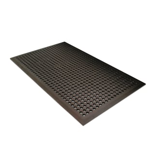 Anti-fatigue mat WORKSAFE, 900x1500 mm, black
