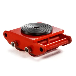 Transport dolly with turntable plate, 6000 kg load