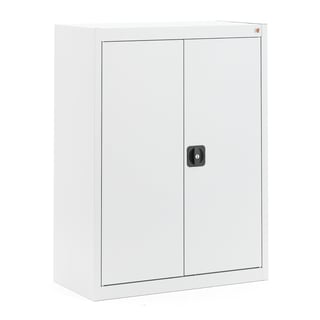 Metal storage cabinet SCALE, 1065x800x400 mm, light grey