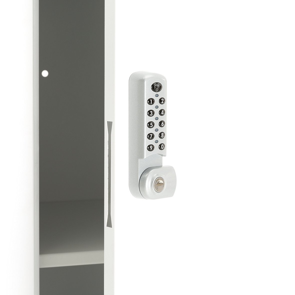 Storage with electronic lock SAFE, 1900x1000x400 mm, white AJ