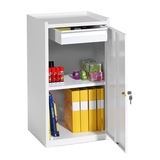 Storage cabinet SERVE, 900x500x450 mm, white