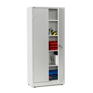 Storage cabinet SENSE, 1800x800x400 mm, grey