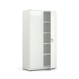 Extra deep storage cabinet SPIRIT, 1900x1020x500 mm, white, white