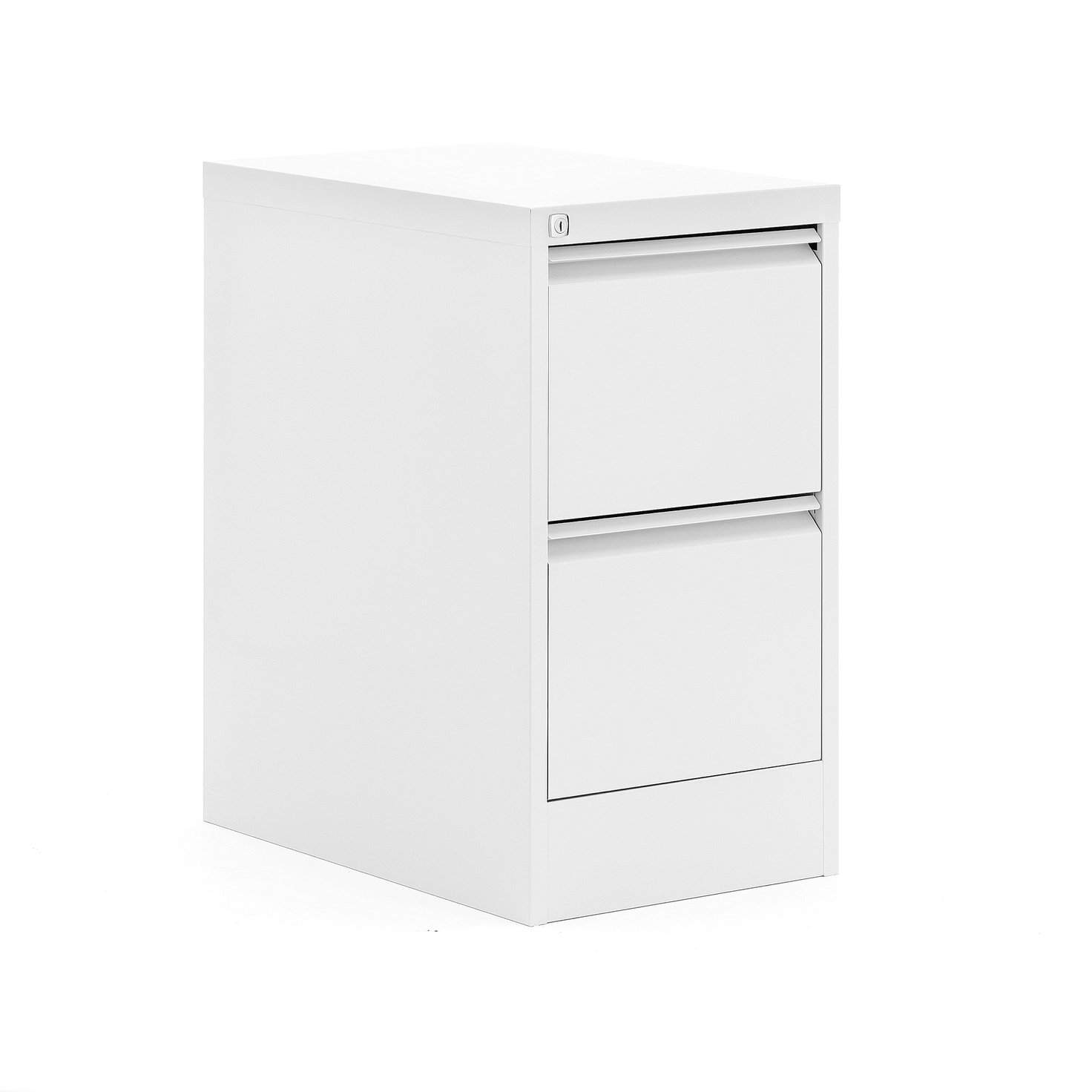A4 Filing Cabinet INCLUDE 2 Drawers 415x630x740 Mm White AJ Products a4-filing-cabinet-include-2-drawers-415x630x740-mm-white-aj-products
