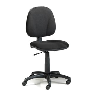 Kancelářská židle DOVER, nízké opěradlo, černá