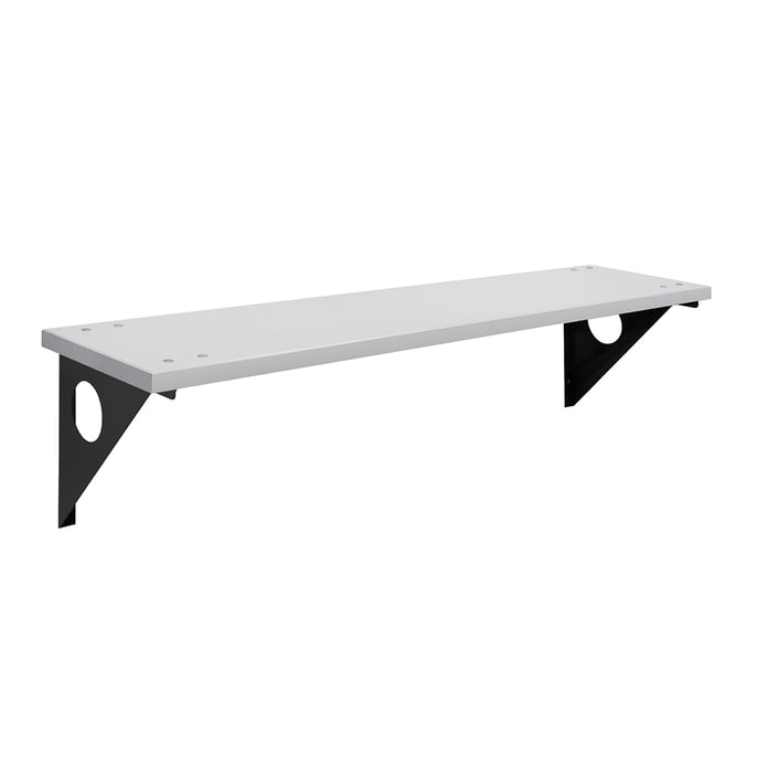 Wall mounted changing room bench STADIUM, 1000x360 mm, grey | AJ Products