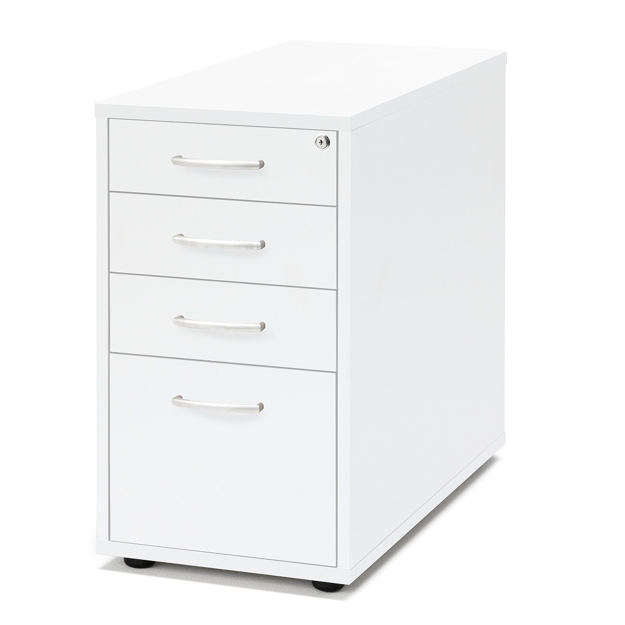 White desk deals with 4 drawers