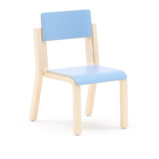 Stol DANTE, H260 mm, blå laminat
