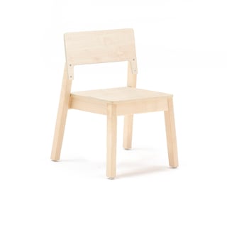 Children's chair LOVE, H 350 mm, birch, birch laminate