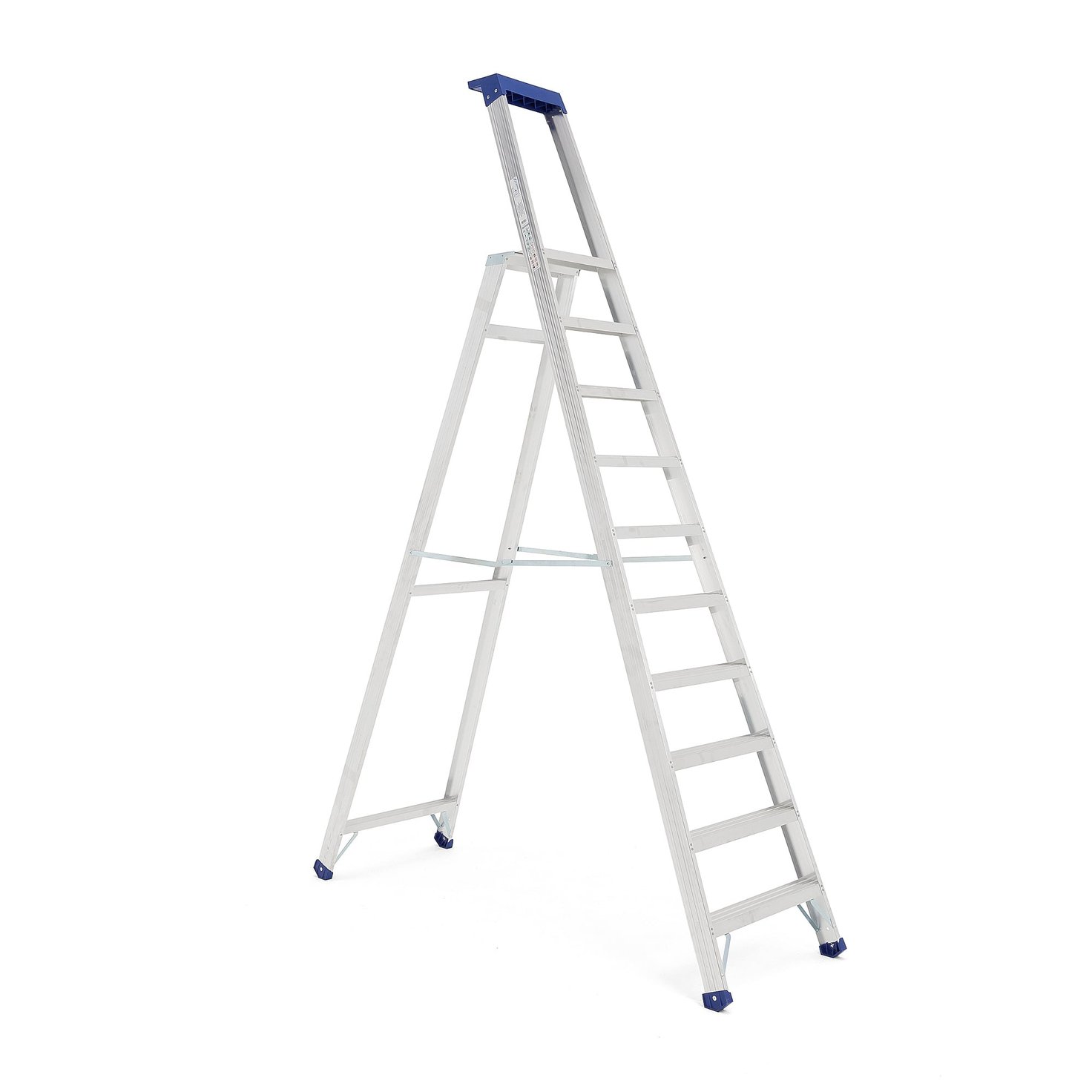 Aluminiumleiter HIGHER Mit 10 Stufen 2310 Mm AJ Produkte aluminiumleiter-higher-mit-10-stufen-2310-mm-aj-produkte