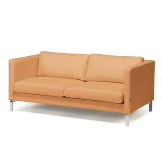 Waiting room 2.5 seater sofa NEO, leather, natural