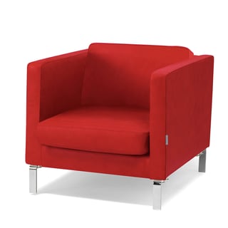 Fotelja: koža: crvena
