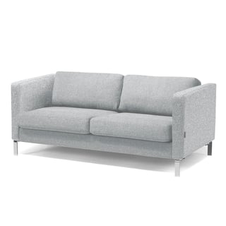 Sofa za čekaonice, 2,5 sjedišta, svijetlo siva vuna