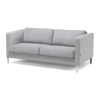 Waiting room 3 seater sofa NEO, wool mix fabric, light grey