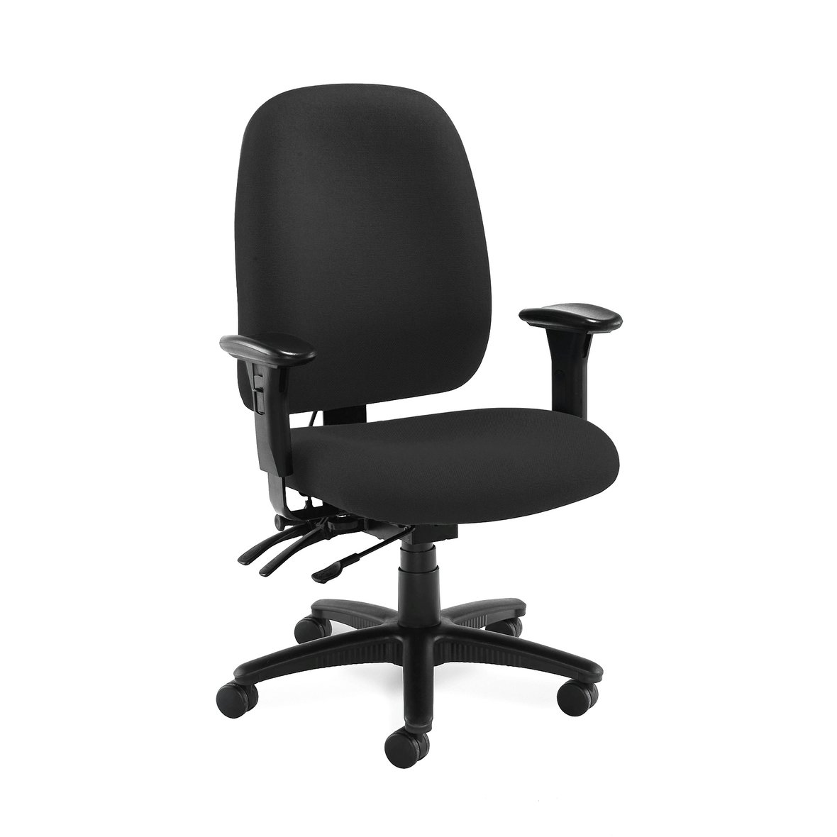 24 hour chair ALTON, high back, charcoal fabric AJ Products