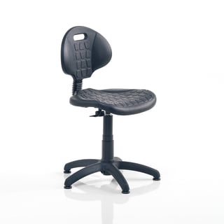 Klassieke werkstoel KILDA, zonder voetring, h 420-540 mm