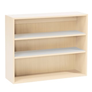 Wall-mounted bookcase THEO, 800x1000x300 mm, birch