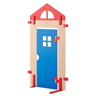 Play city room dividers, with door, 750x1480 mm