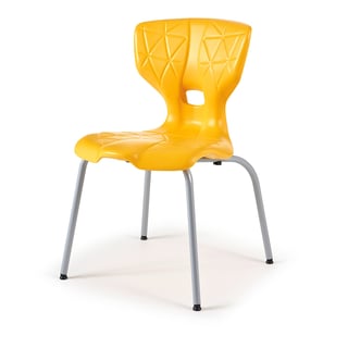 School chair ALDA I, yellow