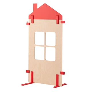 Play city room dividers, with large window, 750x1480 mm