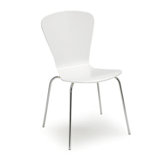 "Milla" složiva stolica, zaobljeni model, bijela
