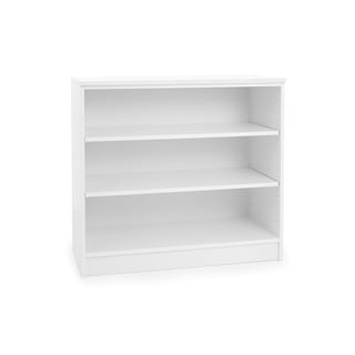 Low bookcase THEO, 900x1000x300 mm, white
