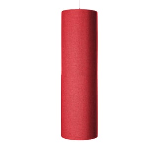 Akustiskie elementi, stiprināmi pie griestiem, Ø280x1000 mm, sarkani
