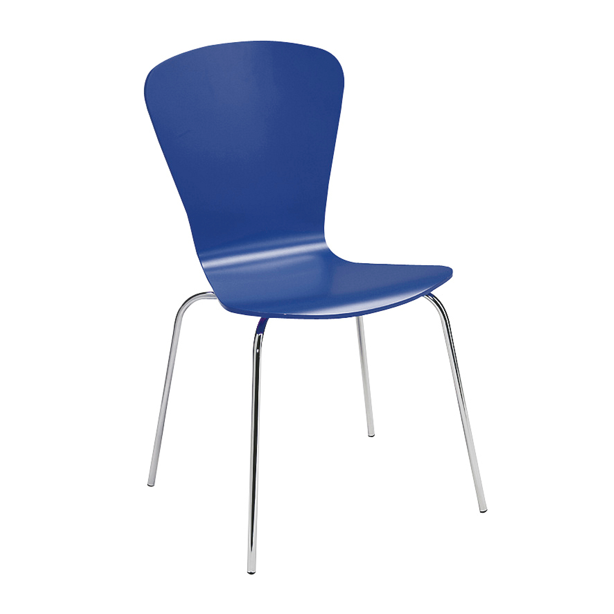 Stackable chair MILLA figure cornflower blue AJ Products