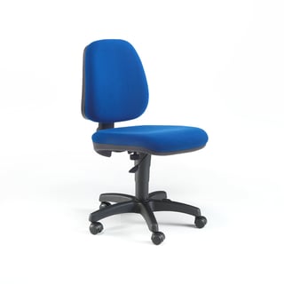Pracovná dielenská stolička DARWIN, výška 430-550 mm, modrá