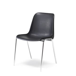 Plastična složiva stolica: crna