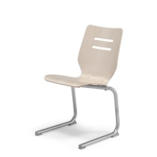 Cantilever school chair COGNITA, birch