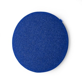 Panel dźwiękochłonny POLY, okrągły, Ø550x140 mm, niebieski
