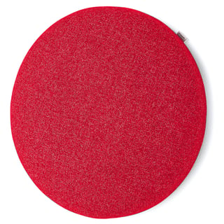 Lydabsorbent POLY, sirkel, Ø705 mm, buet, rød