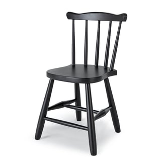 Detská stolička BASIC, V 370 mm, čierna