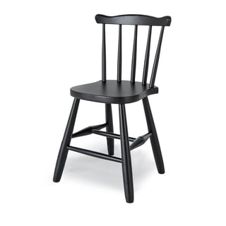 Detská stolička BASIC, V 390 mm, čierna