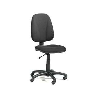Kancelárska stolička s vysokou opierkou chrbta DOVER, čierna / čierna