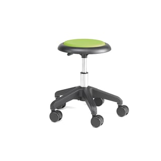 Krzesło na kółkach MICRO, zielony, 380-450 mm