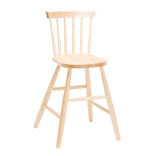 Wysokie krzesło drewniane  ALICE, 520 mm, brzoza