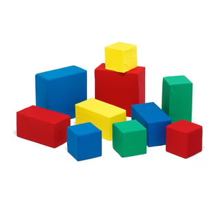 Foam building blocks MIKU, 10 piece set, combination 2