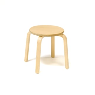 Wooden stool NEMO, H 350 mm, birch