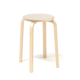 Wooden stool NEMO, H 530 mm, birch