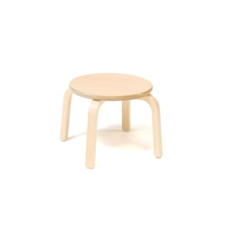 Wooden stool NEMO, H 300 mm, birch