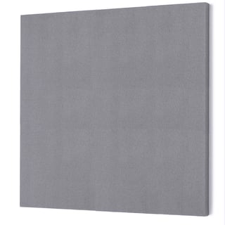 Akustický panel POLY, čtverec, 1180x1180x56 mm, světle šedý