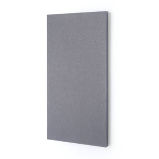 Ljudabsorbent POLY, rektangel, 600x1180x56 mm, ljusgrå