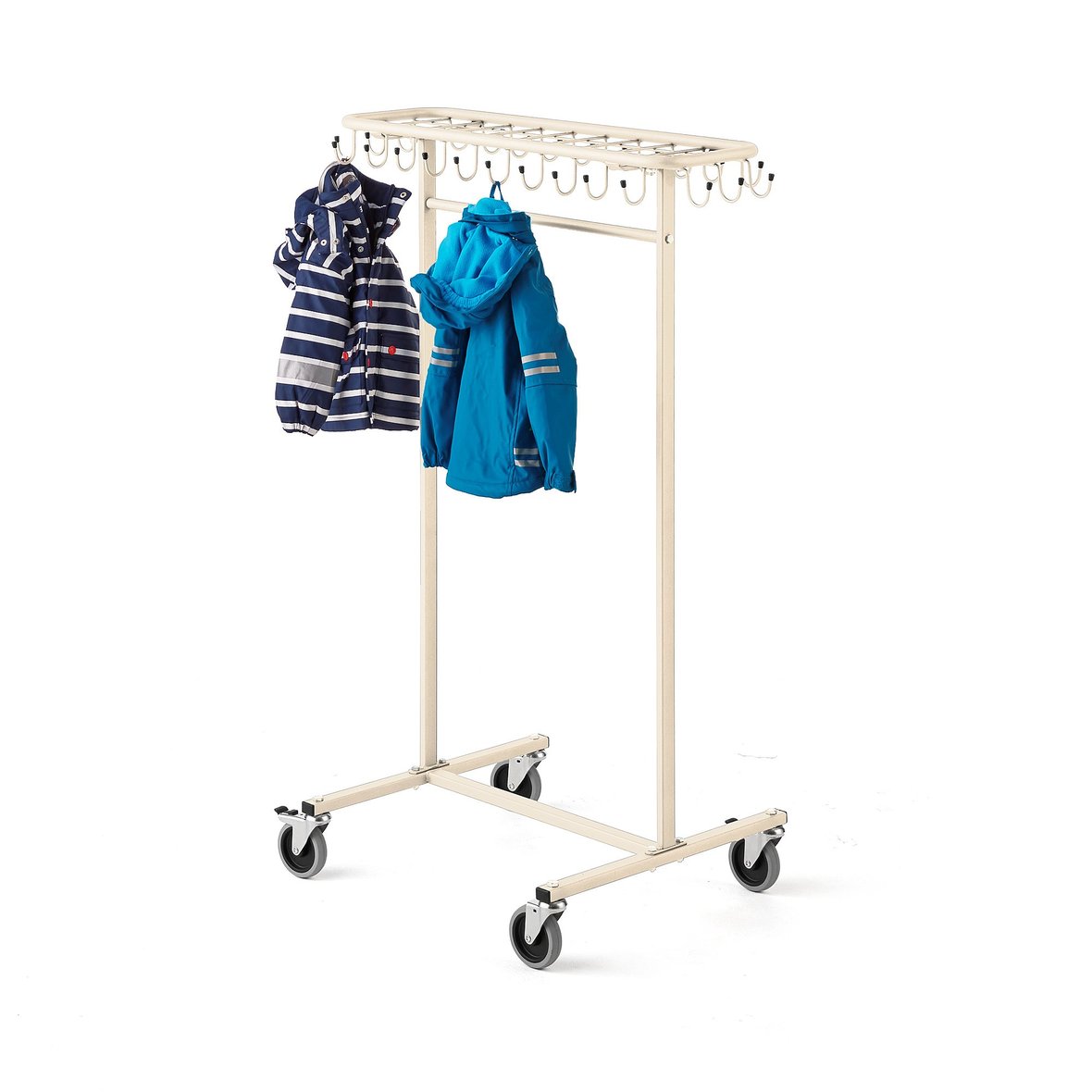 Mobile coat rack for children ORKAN, beige AJ Products