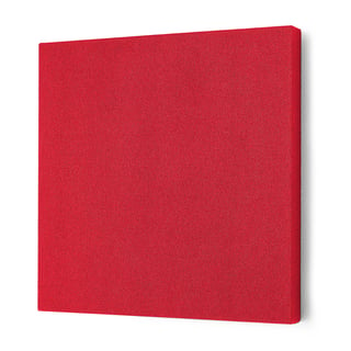 Acoustic panel POLY, square, 600x600x56 mm, red