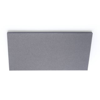 Lydabsorbent POLY, rektangel, H600 B1180 mm, lys grå