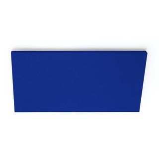 Akustický panel POLY, obdélník, 1180x600x56 mm, modrá